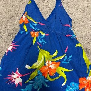 Hollister Blue Floral Dress